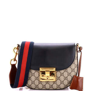 Gucci Padlock Saddle Shoulder Bag Gg #224278G20B